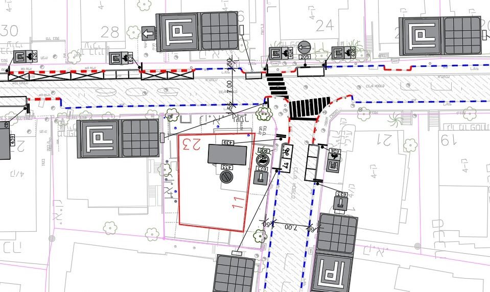 project road marks